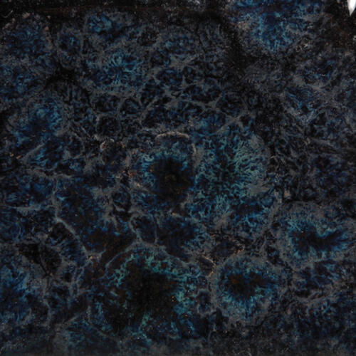 Mayco Jungle Gems Lowfire Brushable Glaze CG-786 Obsidian — example fired result