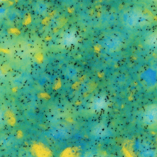 Mayco Jungle Gems Lowfire Brushable Glaze CG-979 Meadow — example fired result