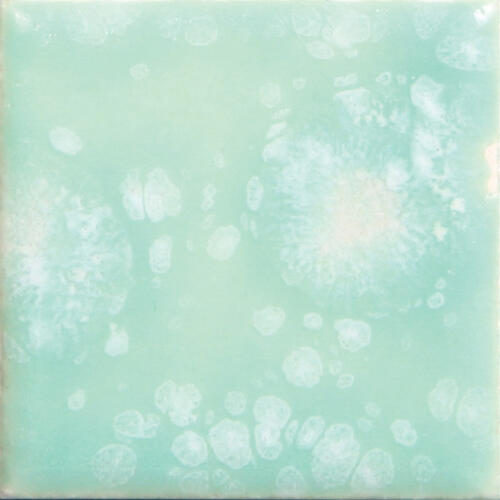 Mayco Jungle Gems Lowfire Brushable Glaze CG-997 Sea Foam — example fired result