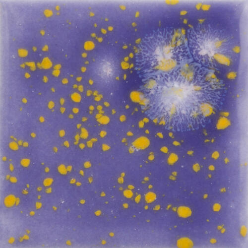 Mayco Jungle Gems Lowfire Brushable Glaze CG-1010 Periwinkle Sky — example fired result