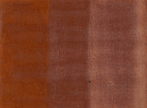 Abbots Midfire Brushable Glaze Malt — example fired result
