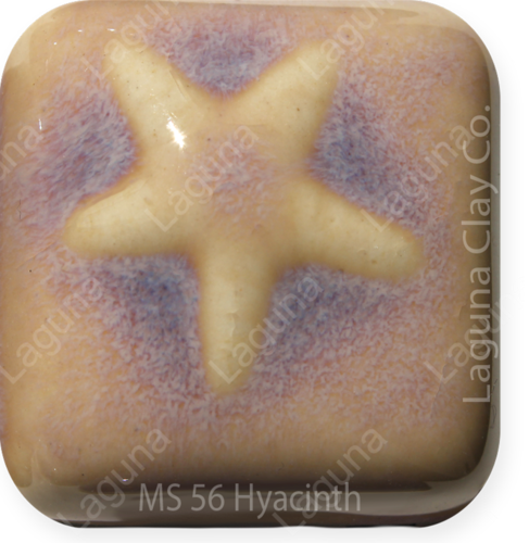 Laguna Moroccan Sand Brushable Glaze MS-56 Hyacinth — example fired result