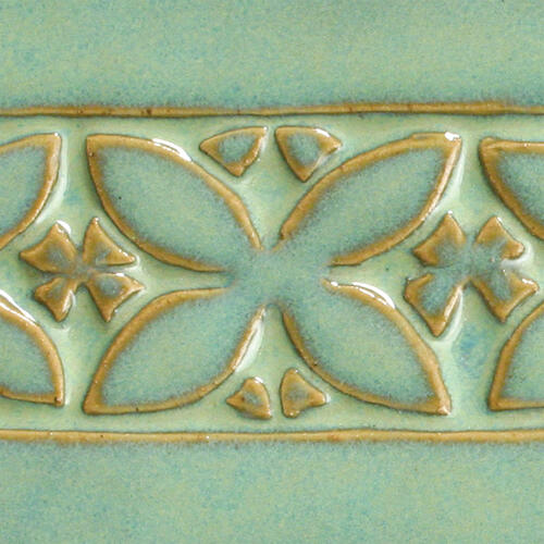 Amaco Potters Choice Midfire Brushable Glaze PC-25 Textured Turquoise — example fired result