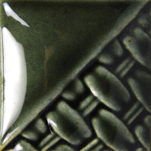 Mayco Stoneware Midfire Brushable Glaze SW-120 Northern Woods — example fired result