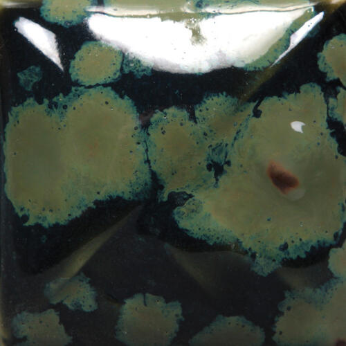 Mayco Stoneware Midfire Brushable Glaze SW-151 Olive Float — example fired result
