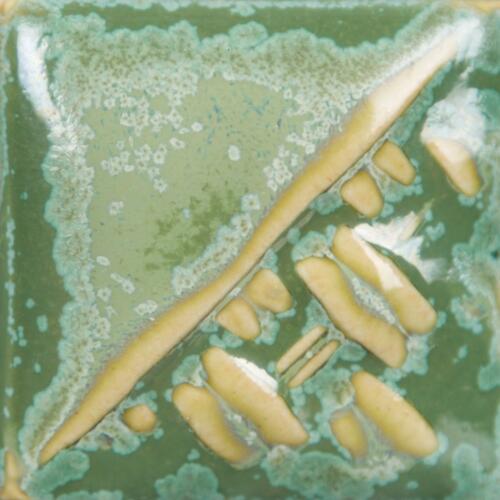 Mayco Stoneware Midfire Brushable Glaze SW-193 Ivy — example fired result