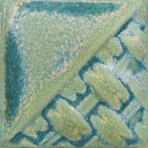 Mayco Stoneware Midfire Brushable Glaze SW-195 Riptide — example fired result