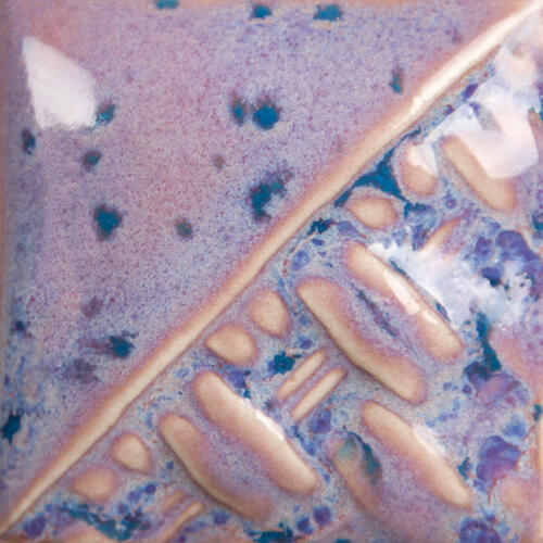 Mayco Stoneware Midfire Brushable Glaze SW-199 Purple Aster — example fired result