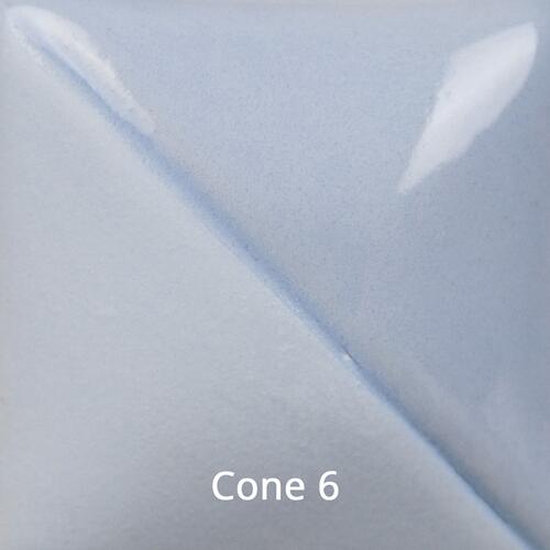 Mayco Fundamental Underglaze UG-003 Baby Blue — example fired result