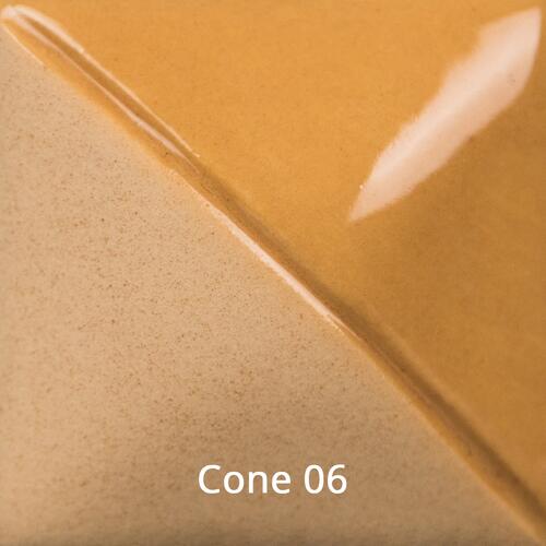 Mayco Fundamental Underglaze UG-057 Spice Brown — example fired result