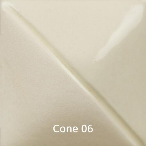Mayco Fundamental Underglaze UG-067 Ivory — example fired result