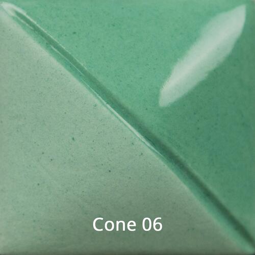 Mayco Fundamental Underglaze UG-209 Jade — example fired result