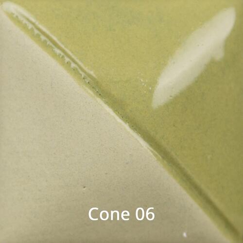 Mayco Fundamental Underglaze UG-220 Sage — example fired result