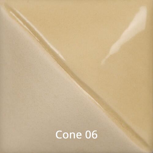Mayco Fundamental Underglaze UG-234 Ivory Pearl — example fired result