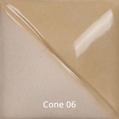 Mayco Fundamental Underglaze UG-235 Oatmeal — example fired result