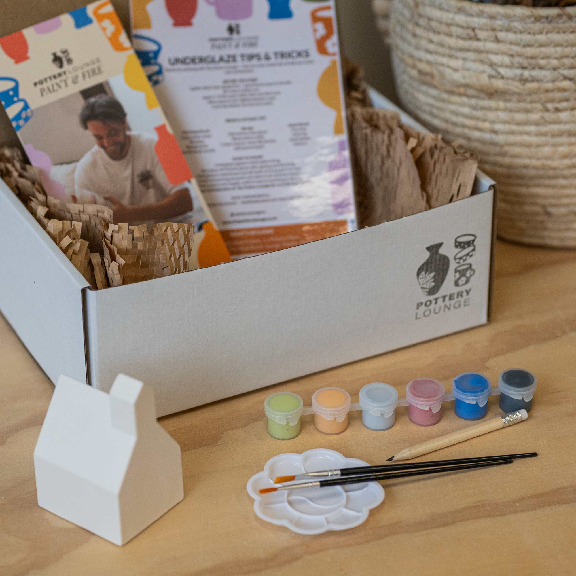 Paint-At-Home Pottery Kit