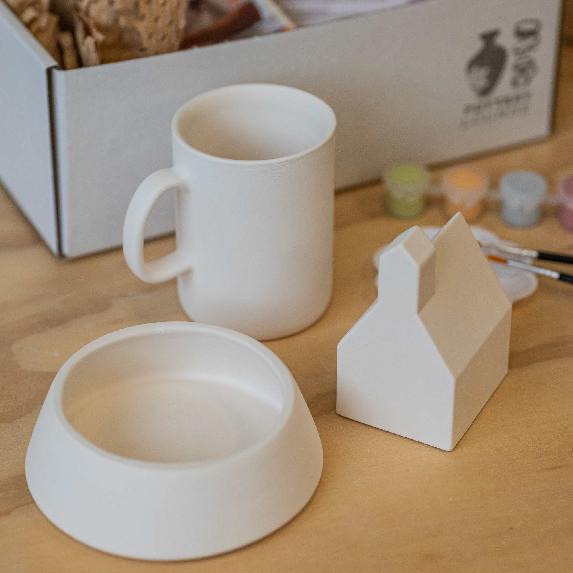 Paint-At-Home Pottery Kit
