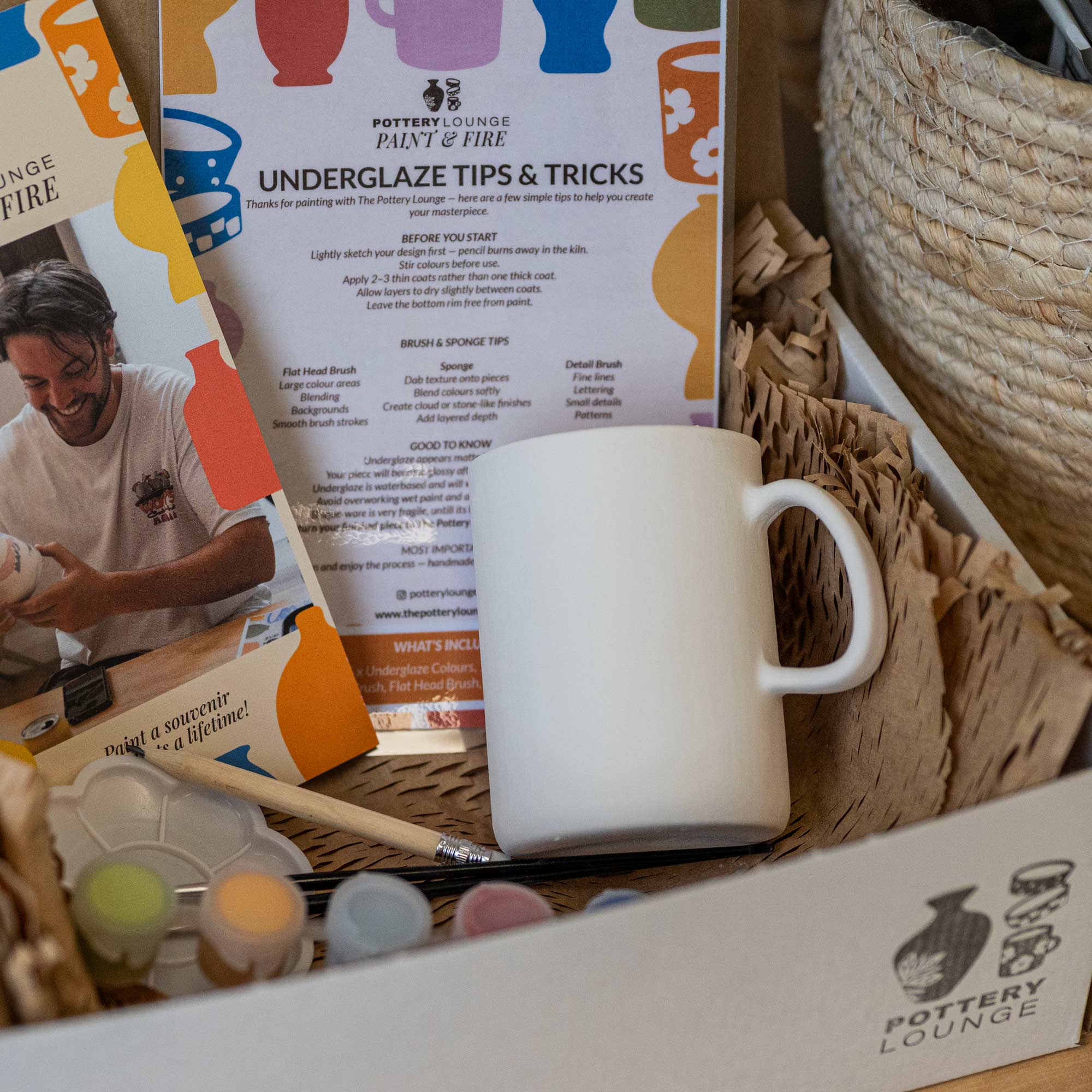 Paint-At-Home Pottery Kit