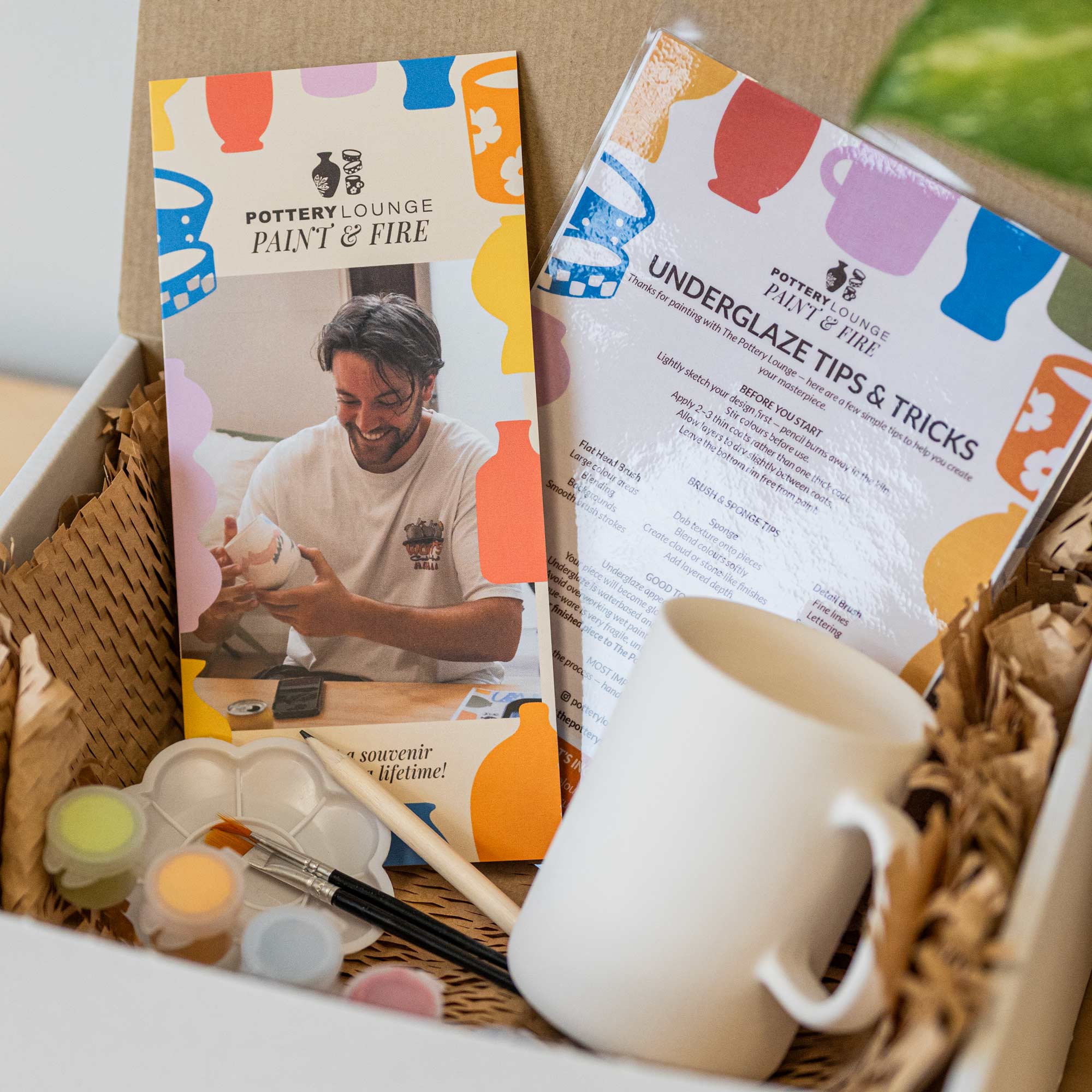 Paint-At-Home Pottery Kit