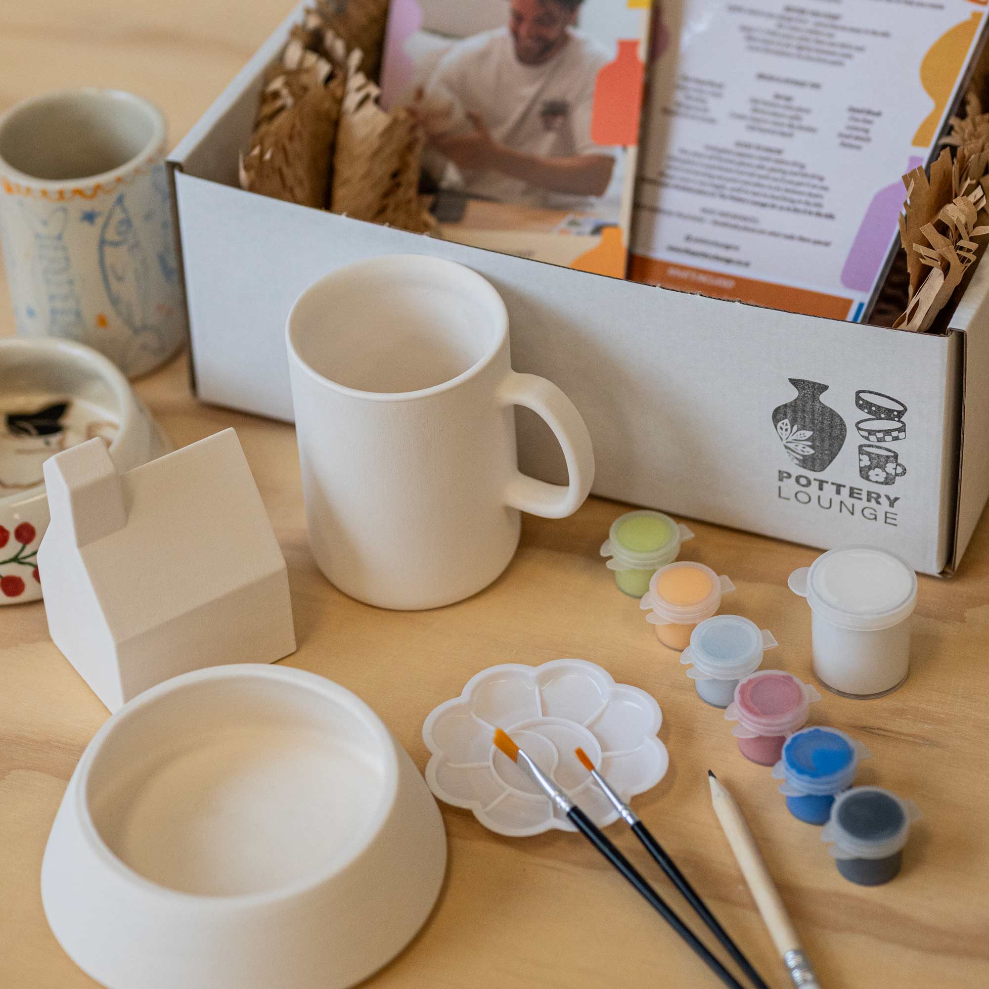 Paint-At-Home Pottery Kit