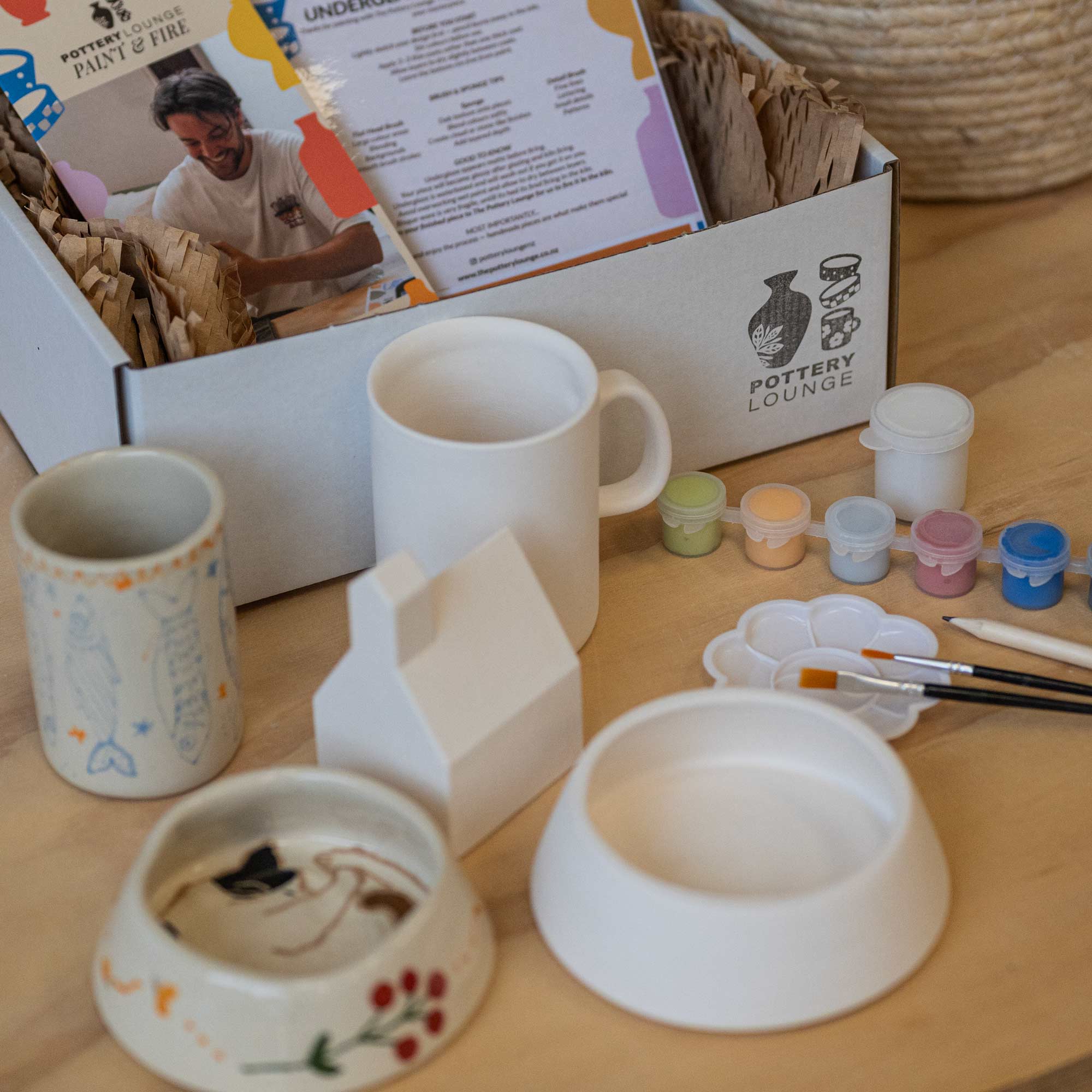 Paint-At-Home Pottery Kit