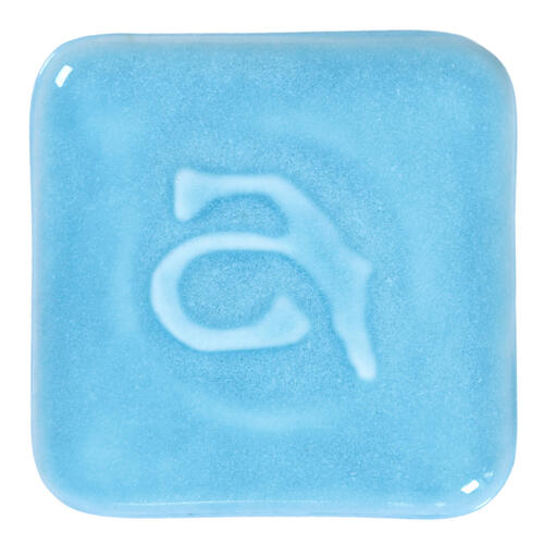 Abbots Midfire Brushable Glaze Chun Blue — example fired result