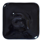 Abbots Midfire Brushable Glaze Reactive Black — example fired result