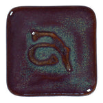 Abbots Midfire Brushable Glaze Tenmoku — example fired result