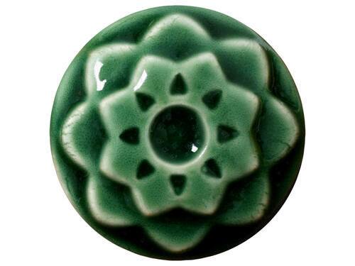 Amaco Celadon Midfire Brushable Glaze C-47 Jade — example fired result