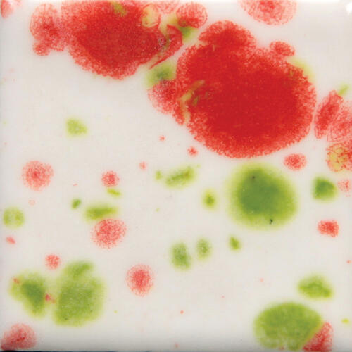 Mayco Jungle Gems Lowfire Brushable Glaze CG-750 Noel — example fired result