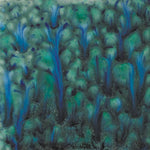 Mayco Jungle Gems Lowfire Brushable Glaze CG-962 Blue Azure — example fired result