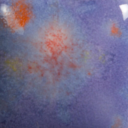 Mayco Jungle Gems Lowfire Brushable Glaze CG-969 Floral Fantasy — example fired result