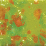 Mayco Jungle Gems Lowfire Brushable Glaze CG-987 Tree Frog — example fired result