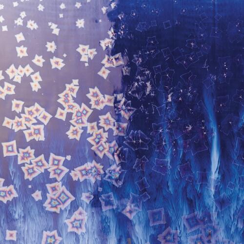 Amaco Cosmos Midfire Brushable Glaze CO-24 Blue Starlight — example fired result