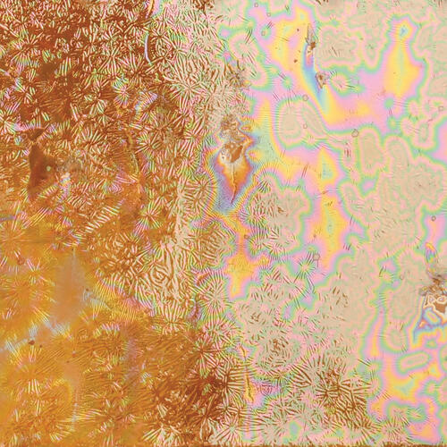 Amaco Cosmos Midfire Brushable Glaze CO-7 Solar Flare — example fired result