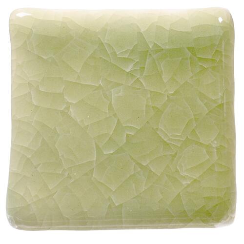 Amaco Kiln Ice Brushable Glaze KI-46 Frozen Fern — example fired result