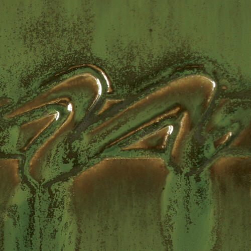 Amaco Potters Choice Midfire Brushable Glaze PC-42 Seaweed — example fired result