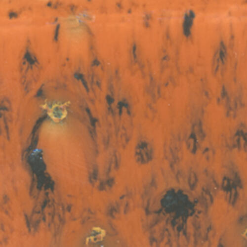 Mayco Jungle Gems Lowfire Brushable Glaze S-2708 Oriental Carmel — example fired result
