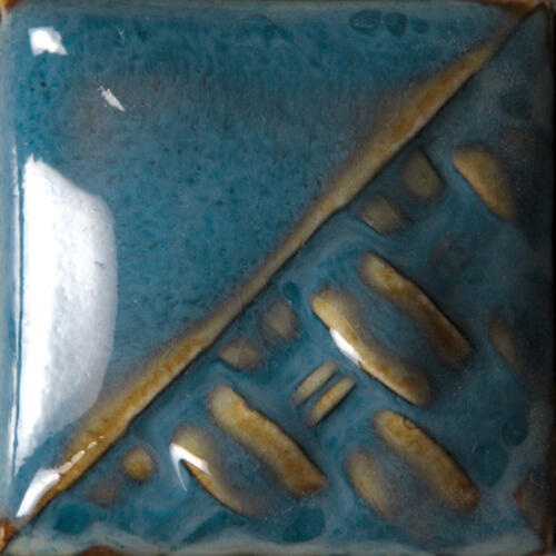 Mayco Stoneware Midfire Brushable Glaze SW-101 Stoned Denim — example fired result