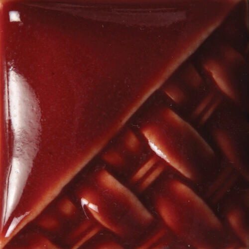 Mayco Stoneware Midfire Brushable Glaze SW-119 Cinnabar — example fired result