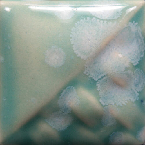 Mayco Stoneware Midfire Brushable Glaze SW-150 Celadon Bloom — example fired result
