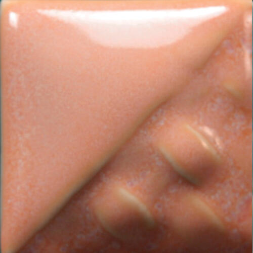 Mayco Stoneware Midfire Brushable Glaze SW-168 Coral Sands — example fired result