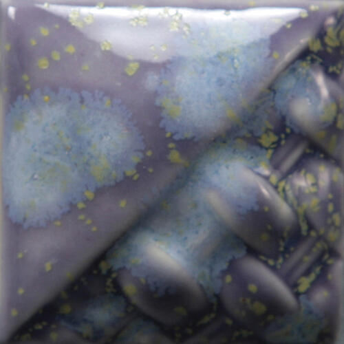 Mayco Stoneware Midfire Brushable Glaze SW-170 Blue Hydrangea — example fired result