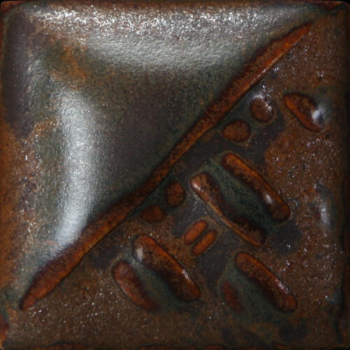 Mayco Stoneware Midfire Brushable Glaze SW-175 Rusted Iron — example fired result