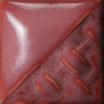 Mayco Stoneware Midfire Brushable Glaze SW-177 Raspberry Mist — example fired result