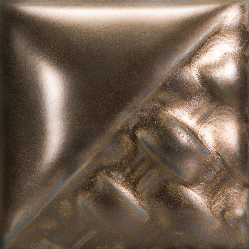 Mayco Stoneware Midfire Brushable Glaze SW-182 Antique Brass — example fired result