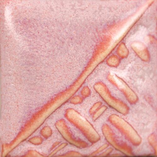 Mayco Stoneware Midfire Brushable Glaze SW-198 Rose Quartz — example fired result