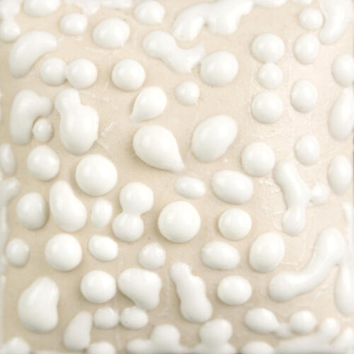 Mayco Stoneware Brushable Glaze SW440 White Bead — example fired result