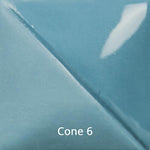 Mayco Fundamental Underglaze UG-019 Electra Blue — example fired result