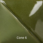 Mayco Fundamental Underglaze UG-021 Leaf Green — example fired result